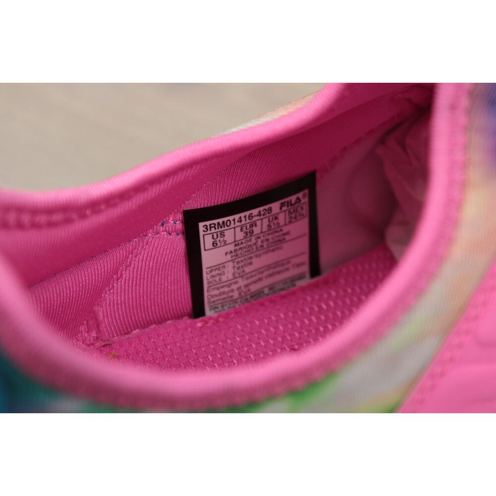 FILA Slip On Tie Dye Sneakers Girls 6.5 Athletic Lightweight New - Picture 7 of 7